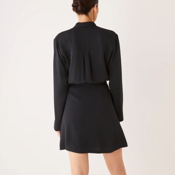 Wrap Satin Mini Dress - Picture 2 of 5